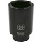 Dynamic 1/2" Drive Deep Socket, Black Phosphate, Tools 1/2" Drive 6 Point Metric, 36mm Deep Length D014236 - alternate 1
